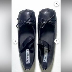 Classic Satin Bow Tie Ballet Flats